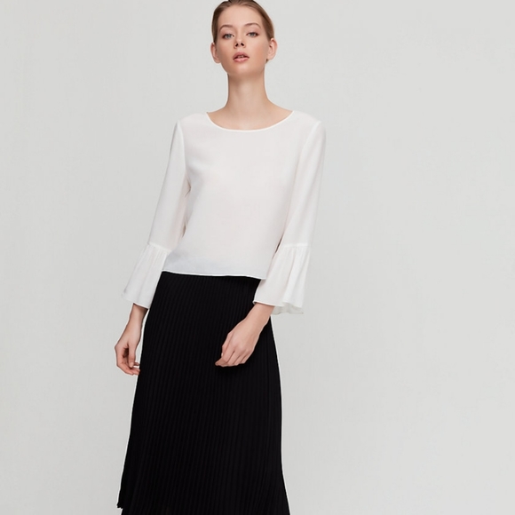 Wilfred Aritzia Bell Sleeve Blouse Size XXS - Picture 1 of 8